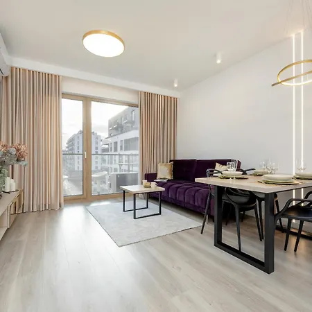 Lägenhet Mokotow Stylish With Parking & Balcony By Renters Prestige